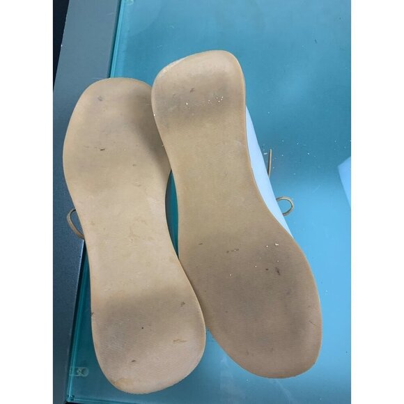 Leonardo di Vinci womens cream leather lace up shoes - Picture 7 of 7